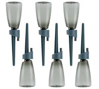 Automatic Plant Watering Devices - 6PCS Irrigation Dripper Spikes With Adjustable, Control Valve For Garden Yard | Balcony Patio Greenhouse Vacation Care Use, Self Watering Spikes, Plant Irrigation