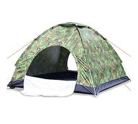 Automatic Pop-Up Camping Tent,3-4 Person Dome Tent,Rain And Sun Protection,Ventilation And Protection,Super Tough Fiber Support Pole,Large Family Tent for Family Outdoor Camping,Camoufl