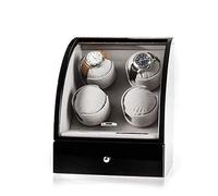 Automatic Quad Watch Winder with Quiet Motor LCD Digital Touch Display Jewelry Storage Watches Winder for Mechanical Watch (C)