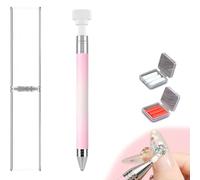 Automatic Refillable Wax Pen - Upgrade Refillable Wax Pen for Diamond Painting, Automatic Refill Diamond Art Pens for DIY Craft, Bring Shining Mood (White)