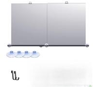 Automatic Retractable Car Sunshade, Adjustable Auto Windshield Sun Shade, 27x53 inch Suction Cup Sunshade, Foldable Front Window for UV & Heat Protection, Fit for Car, Truck, SUV (Car Sunshade)