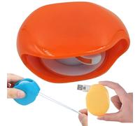 Automatic Retractable Power Cord Reel, Cord Automatic Take-Up Reel, Retractable Power Cord Reel Take-Up For Usb Cables, Headphone Cable, Data Charging Cable Tangle(1Pc orange)