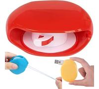 Automatic Retractable Power Cord Reel, Cord Automatic Take-Up Reel, Retractable Power Cord Reel Take-Up For Usb Cables, Headphone Cable, Data Charging Cable Tangle(1Pc red)