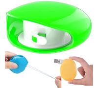 Automatic Retractable Power Cord Reel, Cord Automatic Take-Up Reel, Retractable Power Cord Reel Take-Up For Usb Cables, Headphone Cable, Data Charging Cable Tangle(1Pc green)