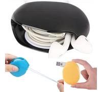 Automatic Retractable Power Cord Reel, Cord Automatic Take-Up Reel, Retractable Power Cord Reel Take-Up For Usb Cables, Headphone Cable, Data Charging Cable Tangle(1Pc black)