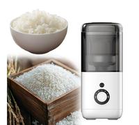 Automatic rice bran separator, 480 ml automatic wheat grain huller, 7 levels of grinding precision, 300 watt household electric rice mill, produces rice in 3 minutes