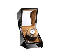 Automatic Single Watch Winder Box Flexible Plush Pillow Wood Shell Piano Paint Exterior Super Quiet Motor 4 Rotation Modes