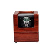 Automatic Single Watch Winder Display Box Wooden Leather Inside Storage Organizer Case Japan Motor