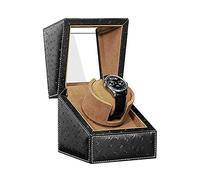 Automatic Single Watch Winder with Soft Flexible Plush Pillow Super Quiet Motor Dual Power Supply Fit Most Watches (G)