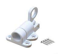 Automatic Spring Latch Aluminum Alloy 58x44mm Black(White) | Self-closing spring mechanism, smooth automatic return, per durable aluminum alloy, 58x44mm size, black finish