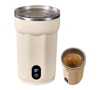 Automatic Stirring Cup - 300 ml Stainless Steel Rechargeable, High Speed Magnetic Coffee Mug | Electric Stirring Cup For Milk Juice Cocoa Beverage Home Kitchen Office Travel Outdoor Camping Use