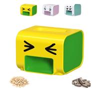 Automatic Sunflower Seed Cracker, Automatic Sunflower Seed Peeler, Rechargeable Melon Seeds Peelers, for Home Interior Kitchen, Friends & Home Party (Yellow)