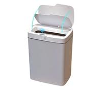 Automatic Trash Can, Electric Garbage Bin, Motion Sensor Lid, Anti Odor Sealed Design, Hands Free Waste Disposal, 18l, White, Ideal for Bathroom, Kitchen, Dorm, Seniors, Kids, 10.24x7.28x13.39inches