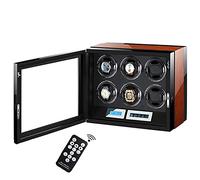 Automatic Watch Winder Collector - Wooden Watch Winder with Motor And 100% Handmade Smart Touch LCD Display