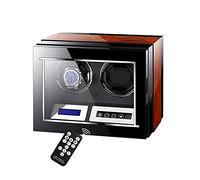 Automatic Watch Winder Collector - Wooden Watch Winder with Motor And 100% Handmade Smart Touch LCD Display