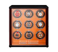 Automatic Watch Winder Solid Wood Piano Paint Exterior Touch Screen Display Silent Motor for Man Wonen Watches Flexible Watch Pillow (3+0)