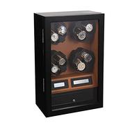 Automatic Watch Winder Touch Screen Quiet Motor Storage Display Case Box 8 Rotation Modes Handmade - for 2+0 4+5 8+5 Watches Rotating Storage (D A)