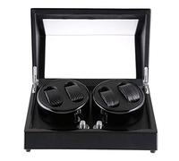 Automatic Watch Winder Watch Winders with 4 Watch Winder Quiet Motor Low Noise 5 Modes Watch Shaker Box (Black)