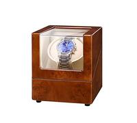 Automatic Watch Winder with Quiet Motor 5 Rotation Mode Setting Open And Shut Down Featured Battery Powered Or AC Adapter (G)