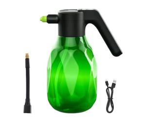 Automatic Watering Can For Plants - 2L Electric Sprayer | ABS Portable Handheld Garden Mister, Battery Powered Continuous Spray Bottle With Universal Extension Rod For Lawn Cleaning Fertilizer