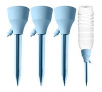 Automatic Watering Spikes for Plants - Three Pack Irrigation Insert with Regulating Valve Feature, Reusable Self Drip Moisture Supply Solution | Indoor Outdoor House Office Balcony Patio Garden Travel