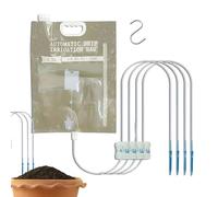 Automatic Watering System - Drip Irrigation Bag | 4 Outlet Garden Bag, Self Watering Plant Irrigation Device With/for Houseplants Vacation Office Apartment Garden Nursery Growers Terrace Young Trees