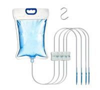 Automatic Watering System - Drip Irrigation Bag for Houseplants, 4 Outlet Design with Adjustable Flow for Vacation, Apartment, Garden, Nursery, Terrace, Growers, Young Trees 9.84x5.91x1.97 inch
