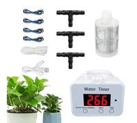 Automatic Watering System, Indoor Plant Self-Irrigation Kit with Programmable Water Timer, Compact Adjustable Drip Irrigation Waters Up to 16 Piante d'appartamento, Potted Plants for Home
