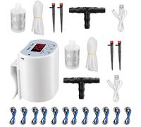 Automatica Attuato, Kit Di Irrigazione a Goccia Con Timer, Di Protezione Di Power-Off Intelligente, 8x6x5cm, Aiuti Di Acqua Efficiente, Facile Da Usare, Perfetti Per Il Giardinaggio, Piante D'