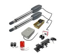 Automatico Dual Arms Elettrico Porta Battente Apri del Cancello Operatore Motore Attuatore Più Vicino Battente Apri del Cancello + di Controllo Wifi for Vialetto,Modalità di potenza flessibili(Kit 1)