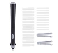 Automatico Eraser Gomma Elettrica, Gomma Elettrica Disegno Gomma da Cancellare Elettrica con 22 Eraser Ricariche, Gomma Matita Eraser Elettrico (Black)