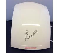 AUTOMATICO PARETE Commercial Electric Asciugatrice a mano 1.5KW ABS Bianco