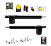 KIT BHE 400 AUTOMAZIONE CANCELLO BATTENTE APRICANCELLO DUE MOTORI 220V 230V