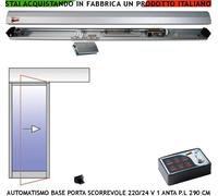 AUTOMAZIONE PORTA SCORREVOLE PORTANTE 120 KG PASSAGGIO 290 CM 220/24 V PINZA VET