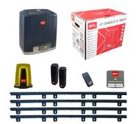 Automazione scorrevole Bft Kit Deimos BT B400 kg 24v + 4mt Cremagliera in nylon