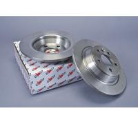 AUTOMEGA 2x Disco Freno Ø302mm Posteriore Pieno per Ford Kuga I S-MAX 2.0 TDCI