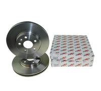 AUTOMEGA Dischi freno anteriori ventilati 120068510 per Opel Astra J/Chevrolet Cruze P10 - 2 pezzi