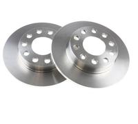 AUTOMEGA 2x Disco Freno Posteriore Ø245 MM Pieno per Audi A4 8EC B7 2.0 1.6 8E2