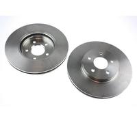 2x Disco freno Assale anteriore ventilato 120009710 AUTOMEGA per FORD JAGUAR