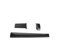 Automobile 3 Pezzi/set Rivestimento Pannello Cruscotto Centrale In Fibra Di Carbonio Per Civic 2016 2017 2018 2019 2020 2021 JUNOOS