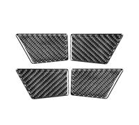 Automobile 4 Pezzi/set Di Maniglie Interne Per Auto Pannello Di Copertura Decorativo Per F&ord Per Fusion Per Mondeo 2013-2019 JUNOOS(Carbon Fiber Black)