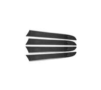 Automobile 4 Pezzi Striscia Di Copertura Per Pannello Porta Finestra Interno In Fibra Di Carbonio Per Q5 2009 2010 2011 2012 2013 2014 2015 2016 JUNOOS