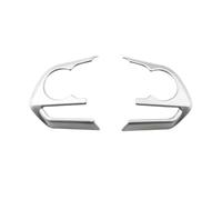 Automobile Adesivo Per Rivestimento Del Volante Dell'auto Per Toyota Per RAV4 Per Corolla E210 2019 2020 2021 2022 JUNOOS(2Pcs silver)