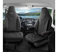 Automobile Coprisedili Adatto A per Custom-Bus Roulotte Caravan Nero Grau Pilot