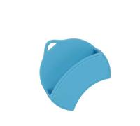 Automobile - Custodia in silicone con supporto a clip, colore: Blu | Sostanza in silicone per uso alimentare con clip staccabile, contro le fuoriuscite, per sacchetti e piccoli oggetti