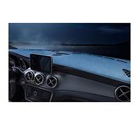 Automobile Dash Zerbino Cruscotto Pad Tappeto Per Per Panamera 2010-2016 Per Turbo GTS S Anti-Uv Anti-slip Car Dashboard Tappeti Cruscotto Tappetino(Leather blue,No Compass)