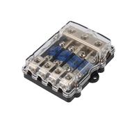 Automobile Distribuzione Blocco 4 Vie con 60 Amp per Mini ANL Fusibile Supporto