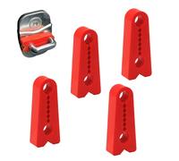 Automobile Door Latch Buffer - Secure Fit Four Pieces, Resilient Silicone Dampener Pad, Sound Noise Reduction Solution, Essential Accessory For Commuting Short Trips Urban Riding Family