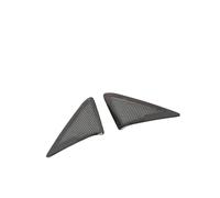 Automobile Interni Montante A Finestra Altoparlante Triangolo Copertura Modanatura Cornice Decorazione Per Mazda 3 Per Axela 2019 2020 JUNOOS(Black)