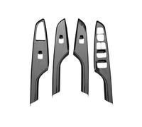 Automobile Pannello Rivestimento In Fibra Carbonio Per Auto Per Hyundai Per Kona SUV Per N-line 2018-2022 Pulsante Bracciolo Della Portiera JUNOOS